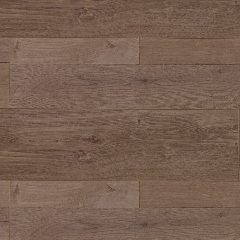12mm Premium Laminat Açık Meşe Ahşap Tahıl Pürüzsüz Yüzey Tıklama Zemini