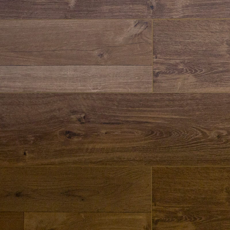 12mm Premium Laminat Ceviz Rengi Pürüzsüz Yüzey Tıklamalı Zemin