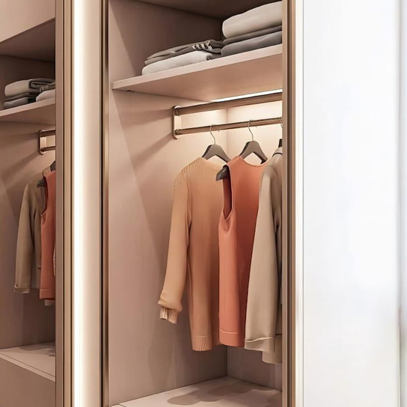 Versay Minimalist Dokunmatik Mat Aydınlatmalı Gömme Dolap